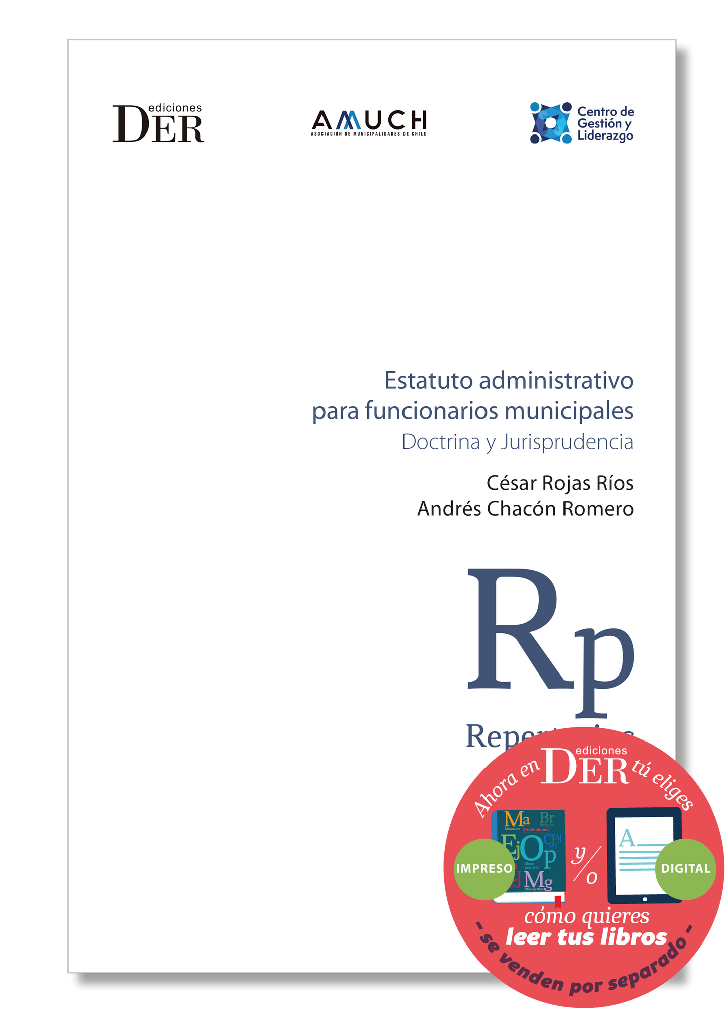 PREVENTA | Estatuto administrativo para funcionarios municipales. Doctrina y Jurisprudencia | ENTREGA A PARTIR DEL 29 DE DICIEMBRE