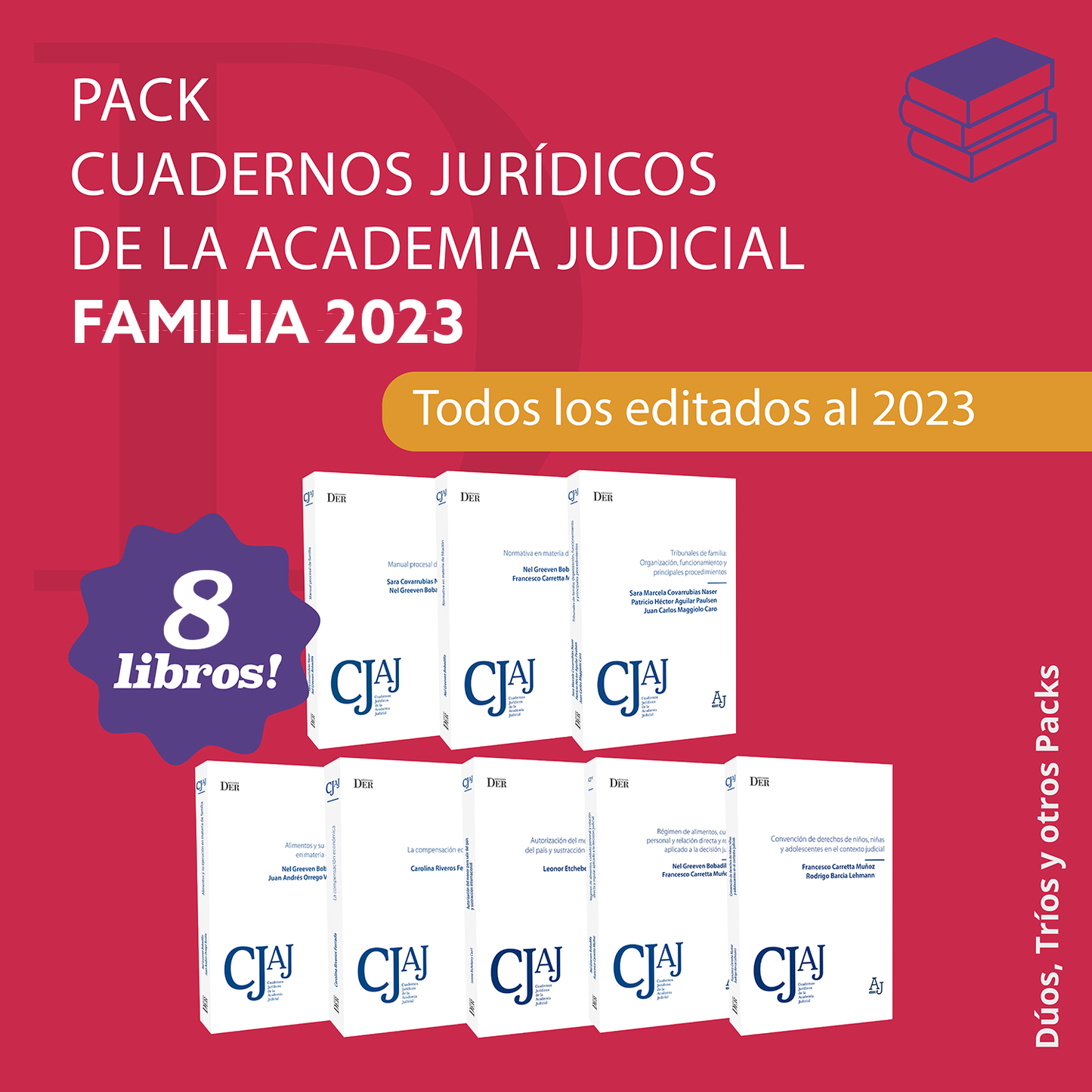 PREVENTA | PACK CJAJ FAMILIA 2023  (TODOS LOS EDITADOS AL 2023) | ENTREGA A PARTIR DEL 20 DE MARZO