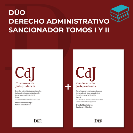 PREVENTA | DÚO DERECHO ADMINISTRATIVO SANCIONADOR TOMOS I Y II | ENTREGA A PARTIR DEL 22 DE SEPTIEMBRE