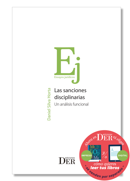 PREVENTA | Las sanciones disciplinarias. Un análisis funcional | ENTREGA A PARTIR DEL 17 DE MAYO